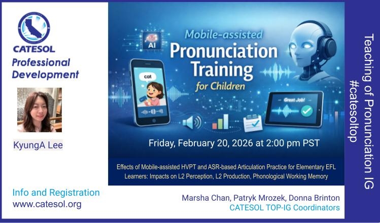image to promote Mobile-assisted pronunciation training for children
