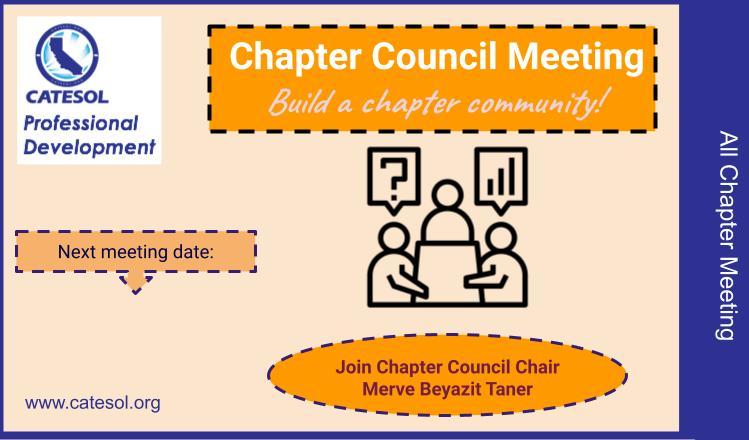 CHAPTER council meeting